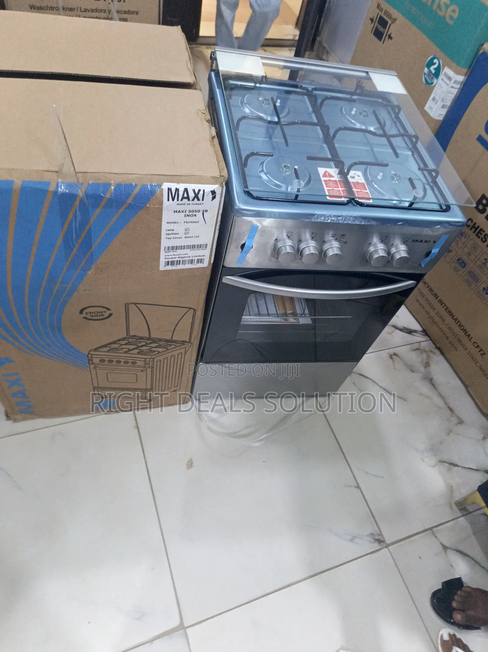 Maxi Elegant Stainless Steel Cooking Range