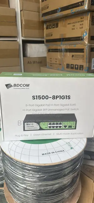 BDCOM S15008P1G1S 8 Port Gigabit Poe+1port Gigabit Rj45+1port SFP