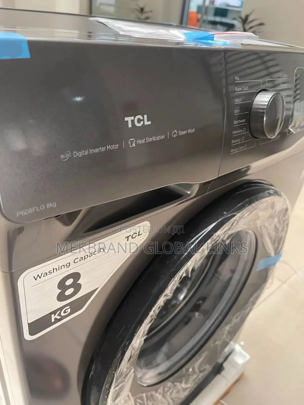 TCL Washing Machine 8kg Frontloader Automatic