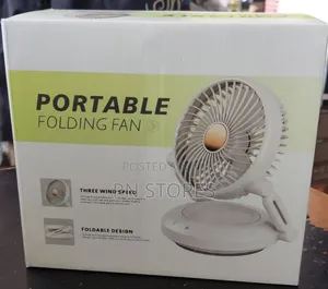 Rechargeable Portable Table Top Mini Fan With Led Light