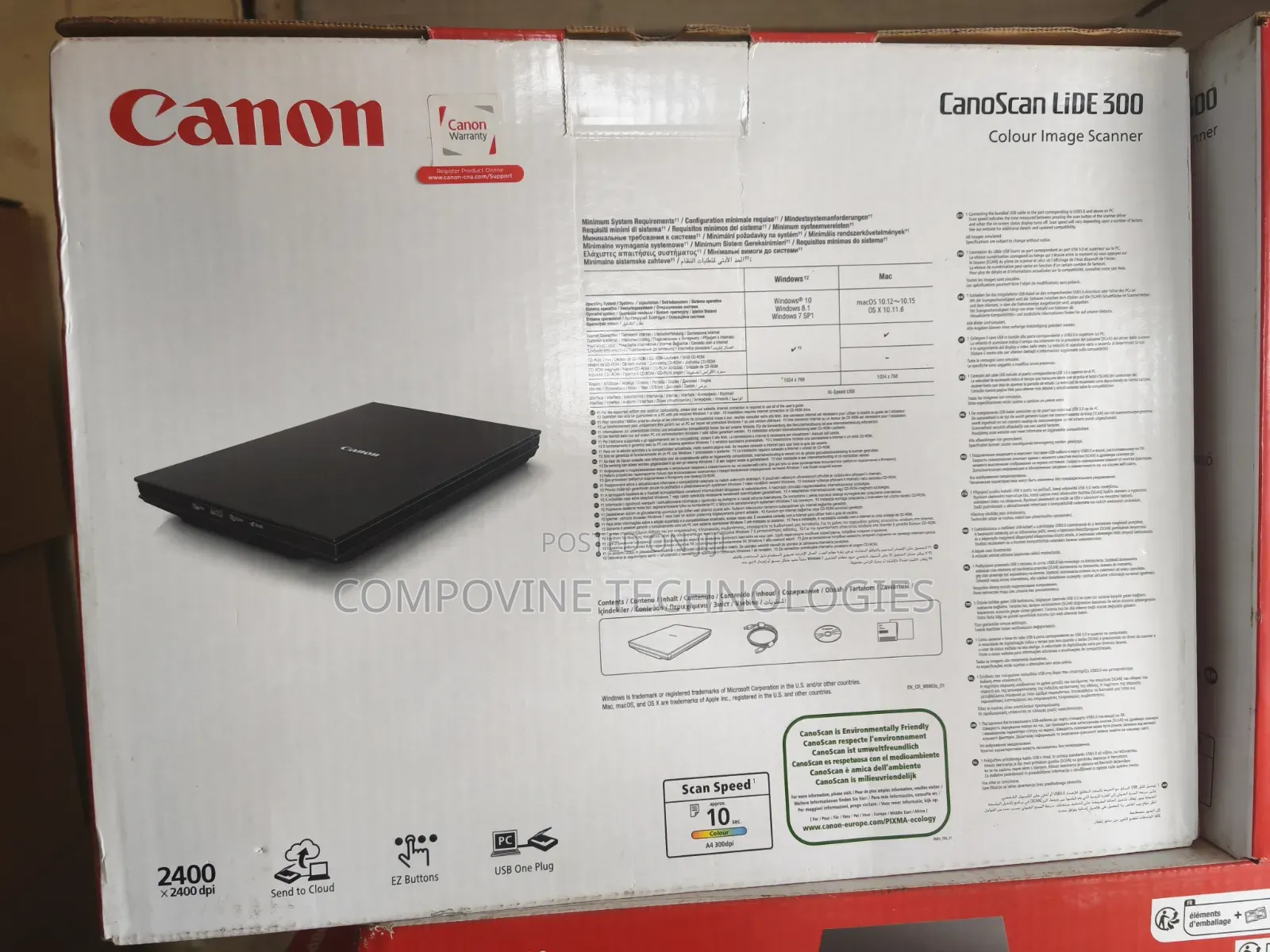 Canon Canoscan 300 Lide Scanner