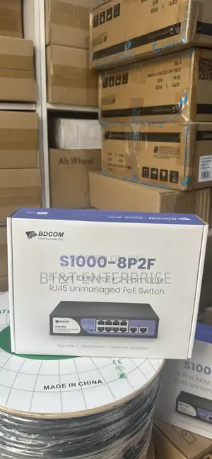 BDCOM 8 Port Switch 100m Poe