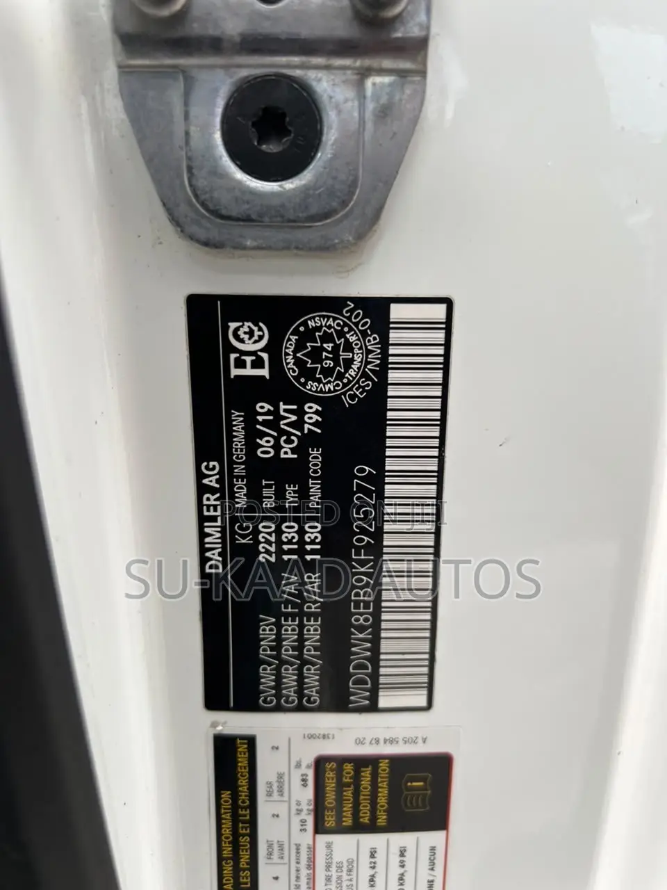 Mercedes-Benz C300 2020 White