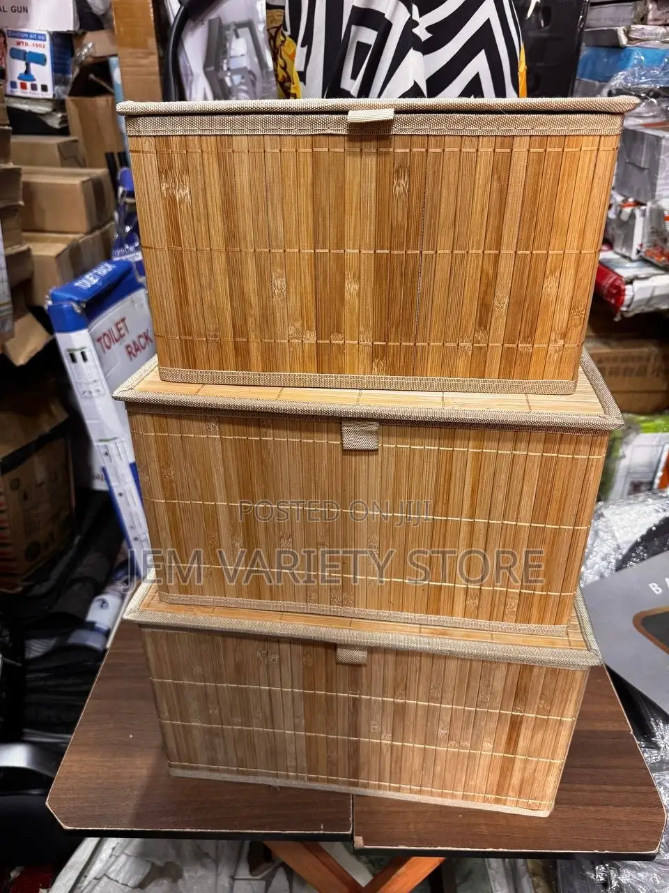 3in1 Bamboo Storage Set