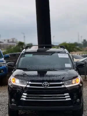 Toyota Highlander Limited V6 4x4 (3.5L 6cyl 6A) 2016 Black