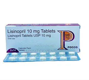 Pocco Lisinopril 10mg Tablet X28