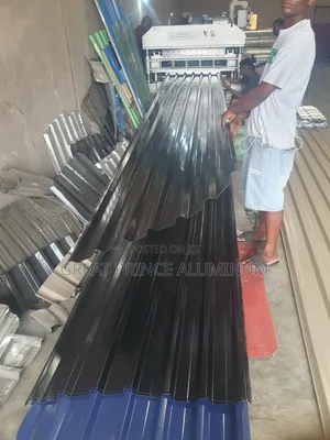 Aluminum Roofing Sheet Brake and Beige and Navy Blue