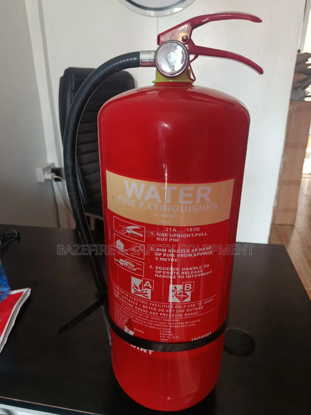 9Liter Water Fire Extinguisher