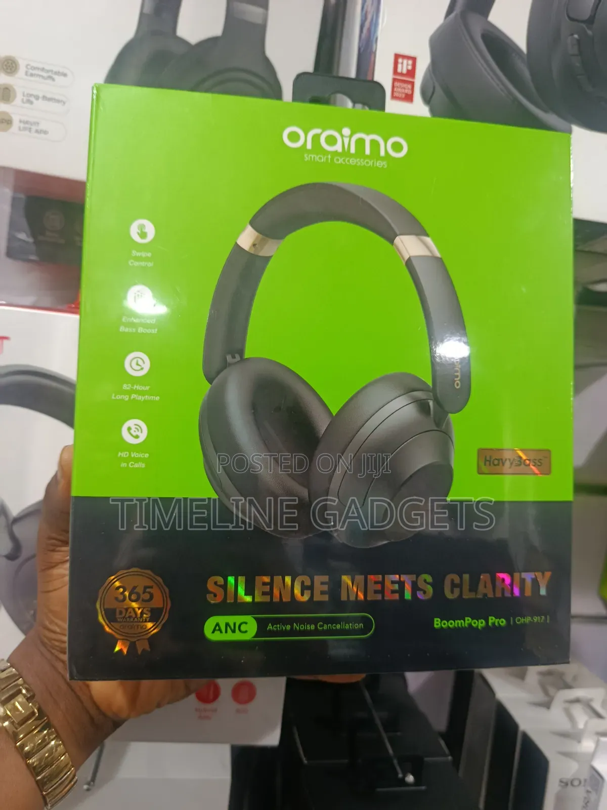 Oraimo Boompop Pro Wireless Headphone
