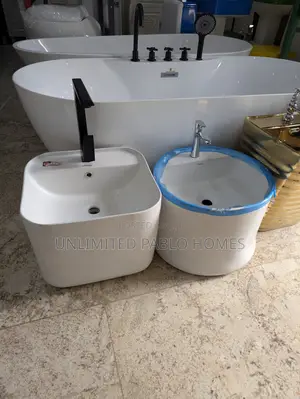 Standing Ceramic Wash Hand Basin/Countertop