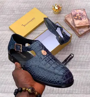 High Classic Leather Sandals Shoe