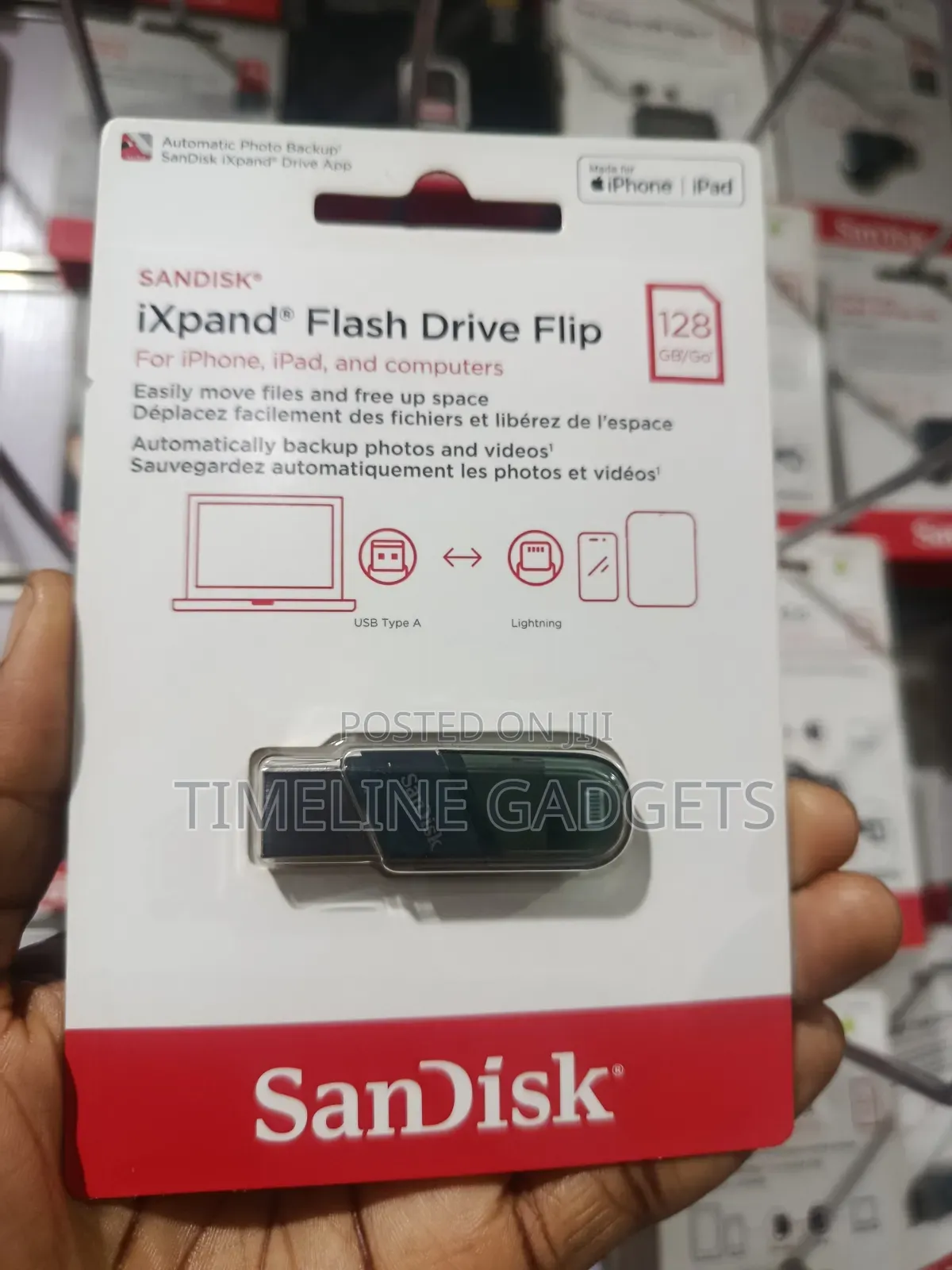 SanDisk Ixpand Flash Drive Flip 128gb
