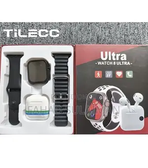 TiLECC Uitra 8 Smart Watch Dual Band 2-in-1 With Bluetooth Headset