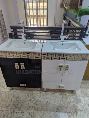Cabinet Basin With Drawers, Mosaic Design