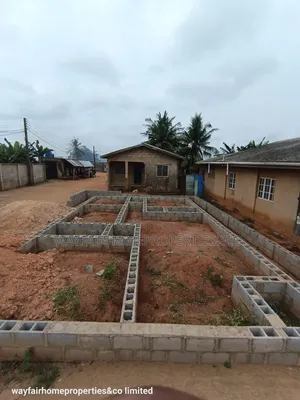 3bedroom Flat Foundation on a Quarter Plot of Land at the Corner Piece