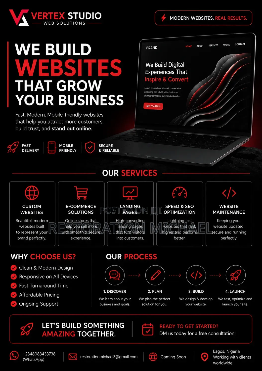 Professional Business Website Design | Modern Mobile-Friendly