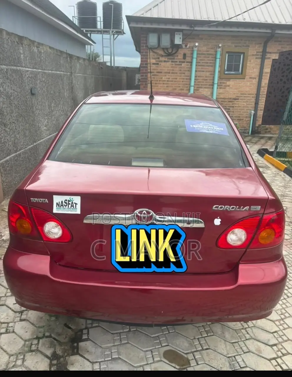 Toyota Corolla 2004 Red