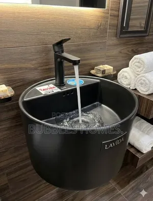 Hanging Basin Matt Black