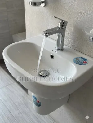 Basin and Pedestal White