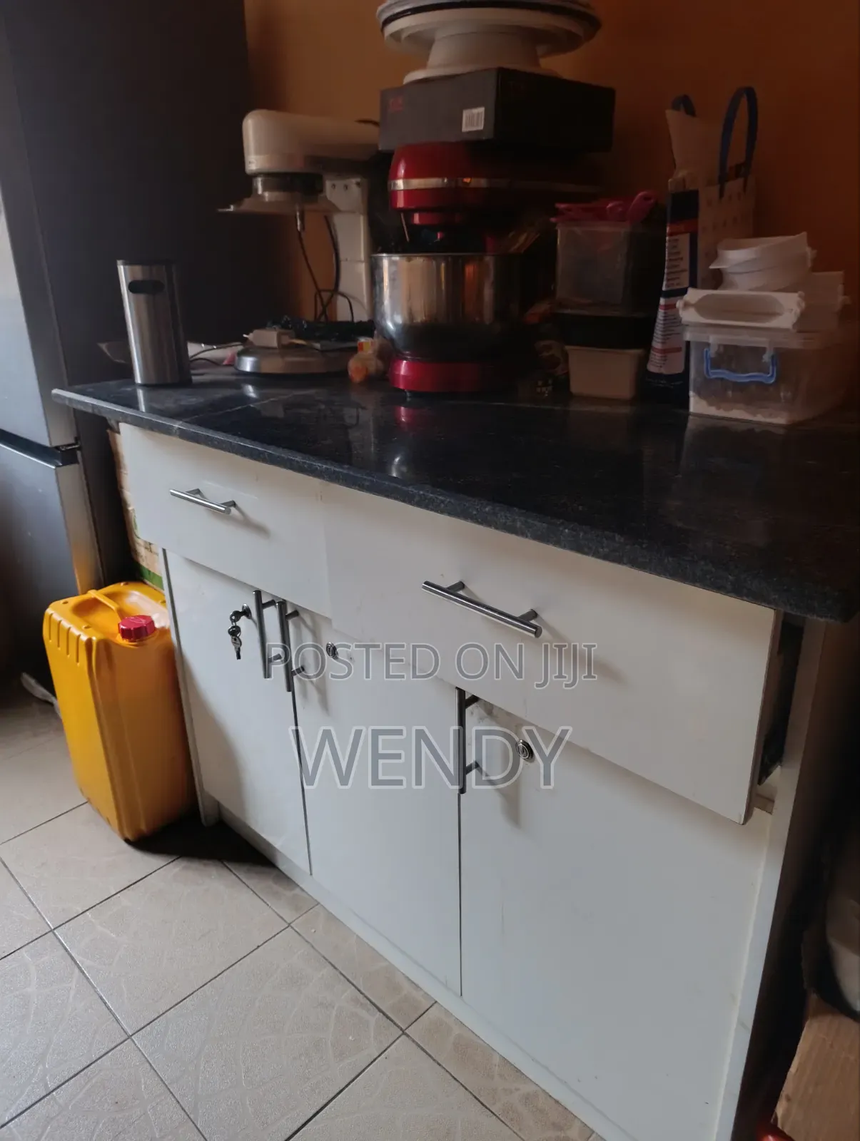 Marble Top Table/Cabinet