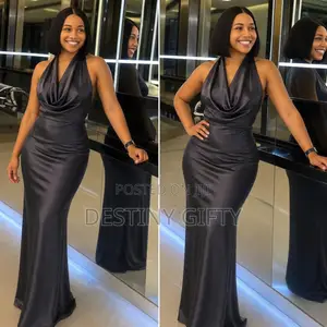 “Elegant Black Long Bodycon Dress for Women”