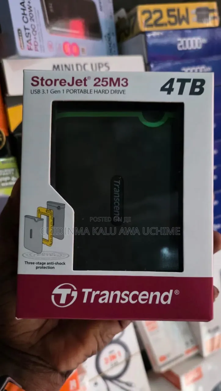 Transcend External Hard Drive 4TB