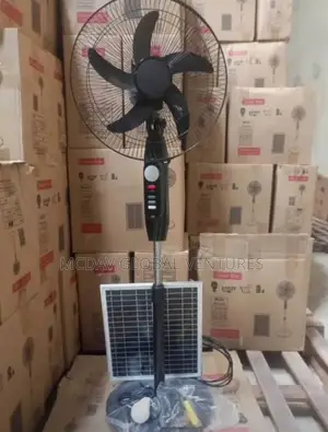 Charweek Solar Standing Fan