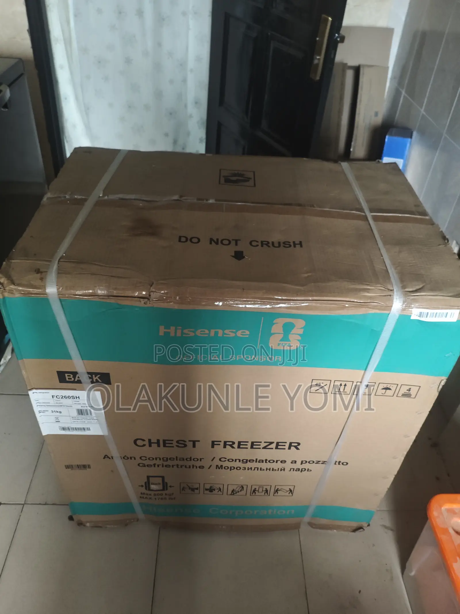 New Hisense Chest Freezer