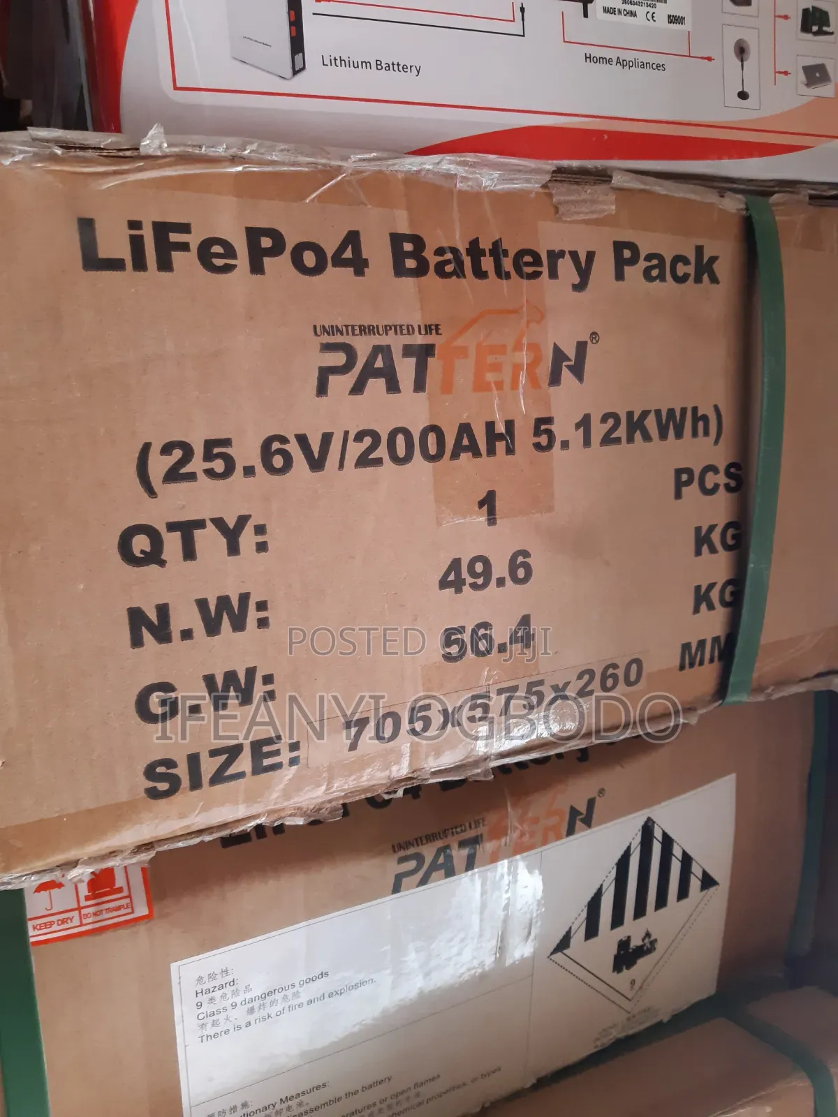 5.12KWH 24v 200ah Pattern