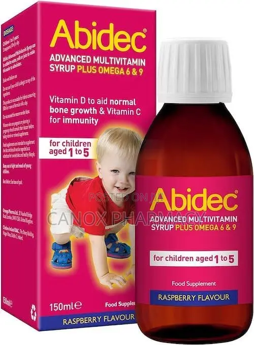Abidec Advanced Multivitamin Syrup + Omega 6 9 - 150ml