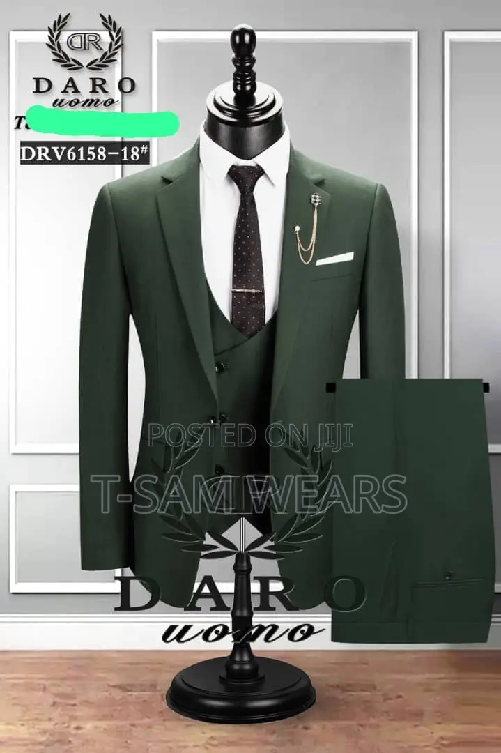 Daro Plain Three Pieces Turkish Suit