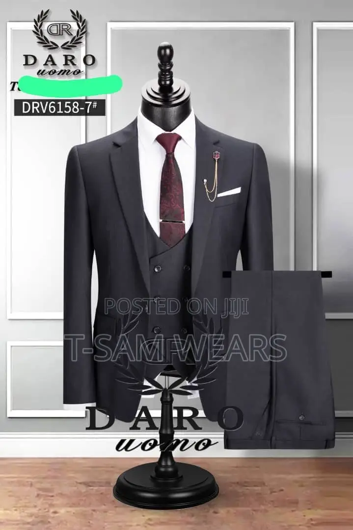 Daro Plain Three Pieces Turkish Suit