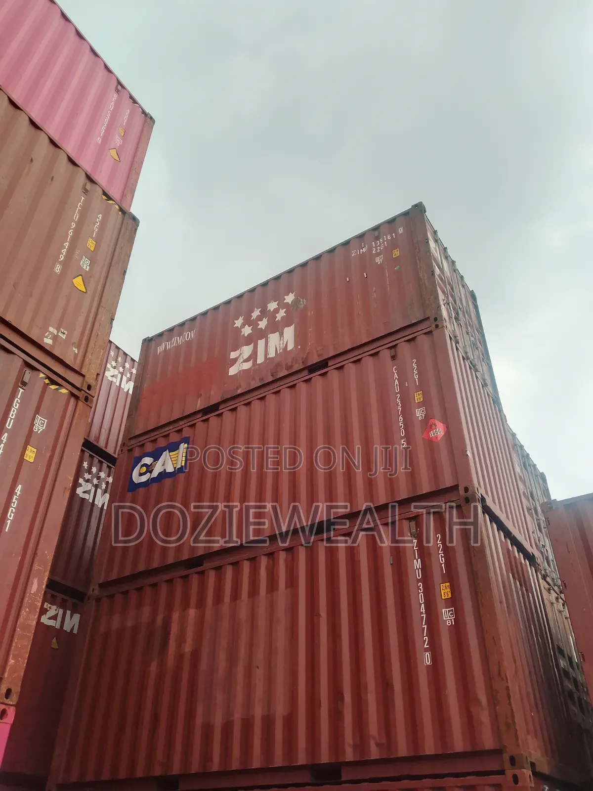 20ft Empty Containers