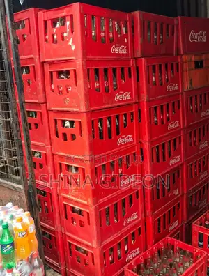 Empty Coca-Cola Bottle Crate