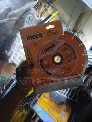 INGCO 9-Inch Concrete Cutting Disc – Heavy-Duty Diamond Disc