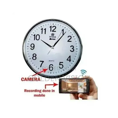 Wall Clock Spy Camera