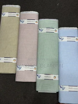 Quality Belgium Stripes Linen 8500 Per Yard