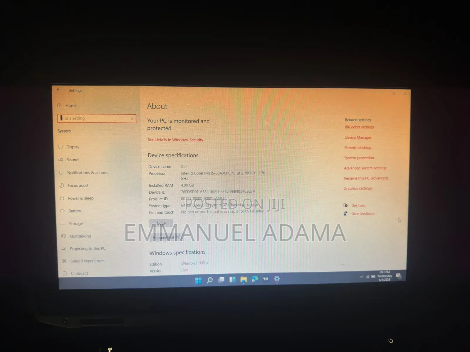 Laptop Dell Latitude E6430 4GB Intel Core i5 SSD 256GB