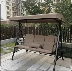 Outdoor Garden Swing Chair With Canopy – 3 Seater