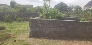A Full Plot of Land With 3bedroom Foundation