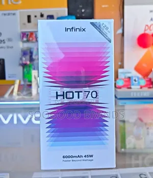 New Infinix Hot 70 128 GB Black