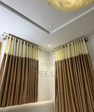 12 Pieces Curtains and Inner Available
