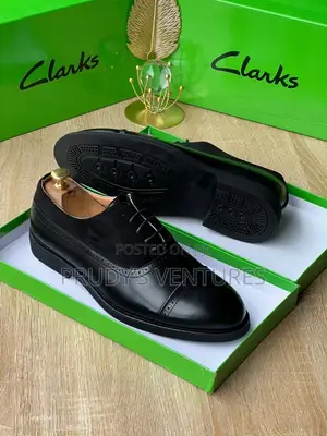 Clarks Men’S Quality High Leather Shoe for the Seniors