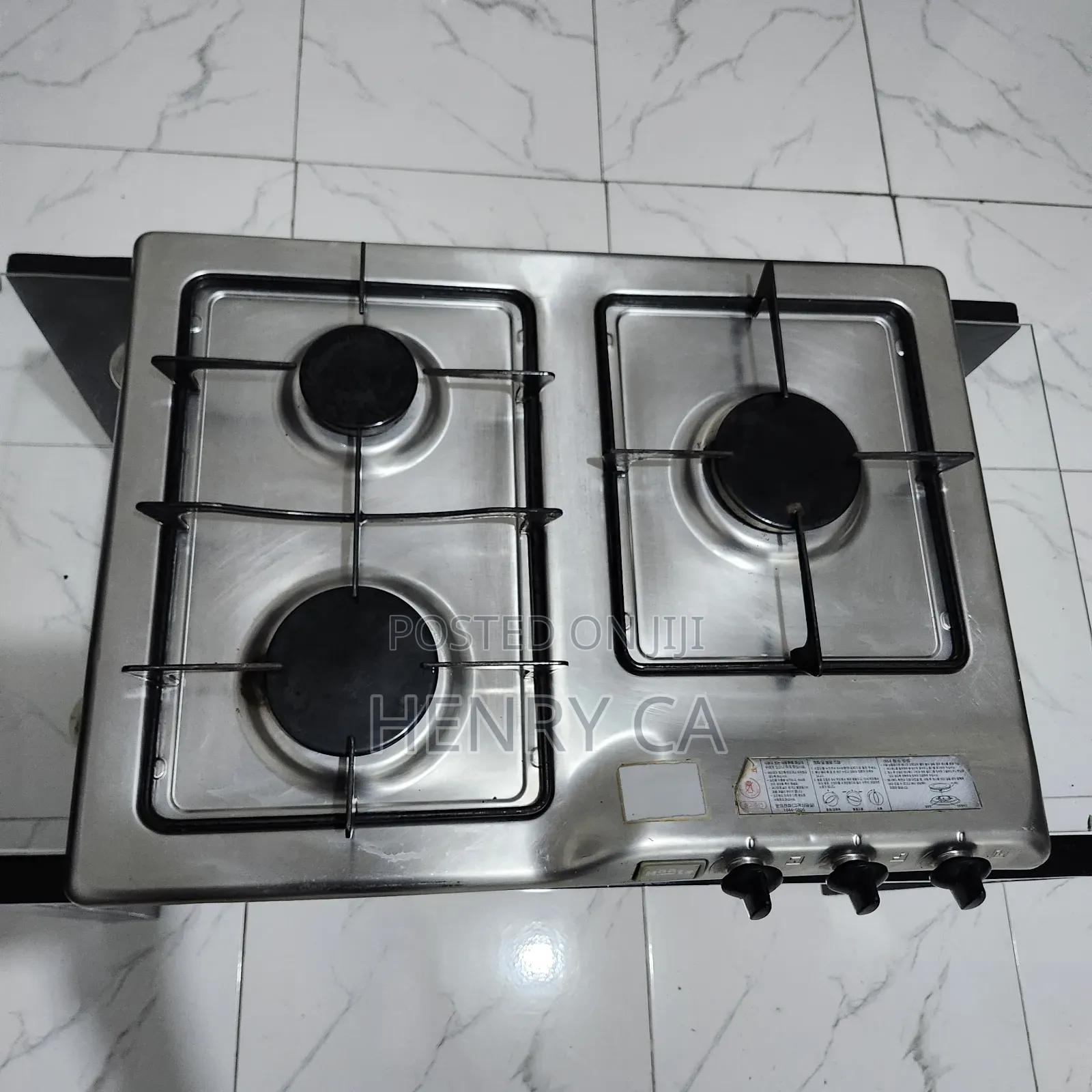 Gas 3 Burners
