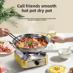 Stainless Steel Catering Tabletop Alcohol Stove Silver.