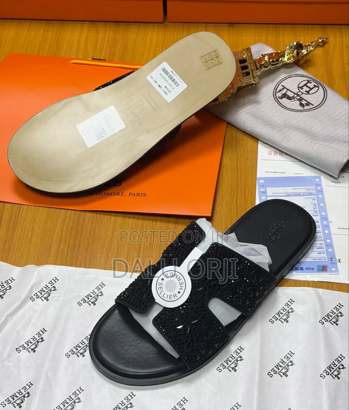 Hermes Pam Slippers