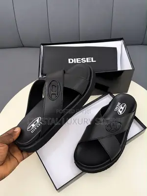 Diesel Quality Luxury Men Genuine Leather Pams