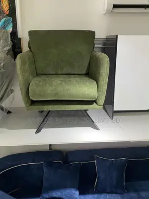 Elegant Green Single-Seater Armchair