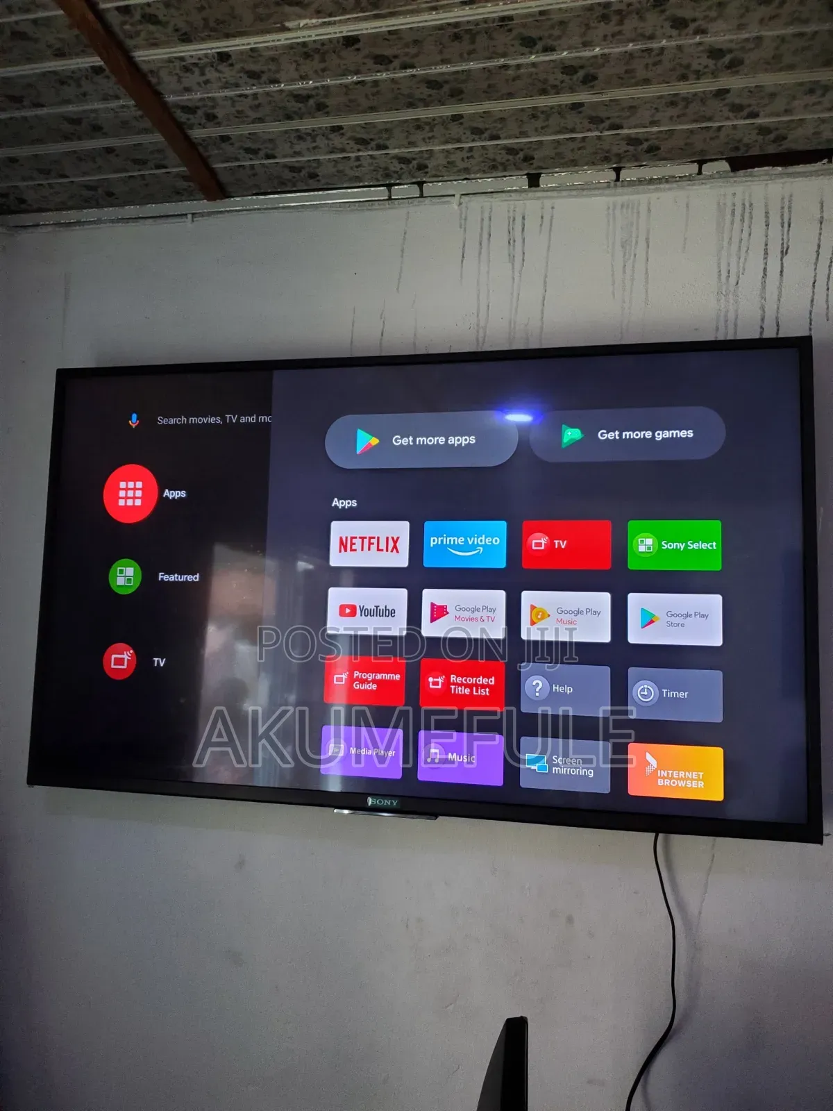 Sony Android TV 50 Inches Display