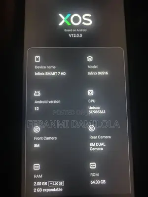 Infinix Smart 7 HD 64 GB Green